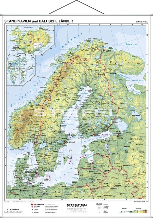 Skandinavien und Baltikum (Poster)