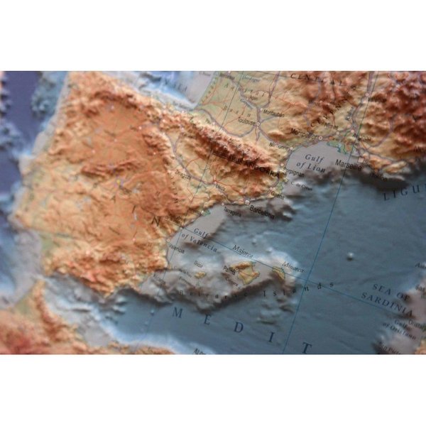 3D-Relief Europa 1:7'000'000